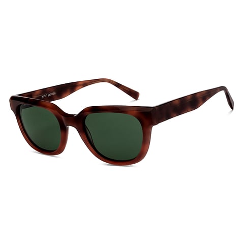 Buy Tortoise Green Full Rim Square John Jacobs Tints JJ S14988-C2