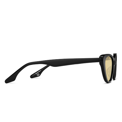John Jacobs Online Black Full Rim Cat Eye left side