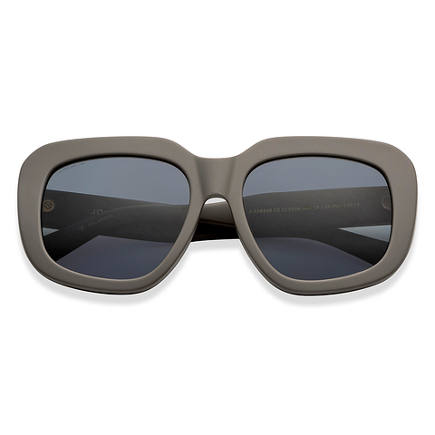 John Jacobs Gray Full Rim Square left side