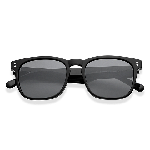 John Jacobs Black Full Rim Square left side