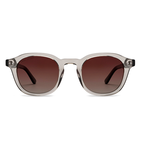 John Jacobs Online Gray Transparent Full Rim Round right side