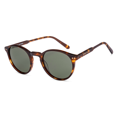 John Jacobs Tortoise Full Rim Round left side