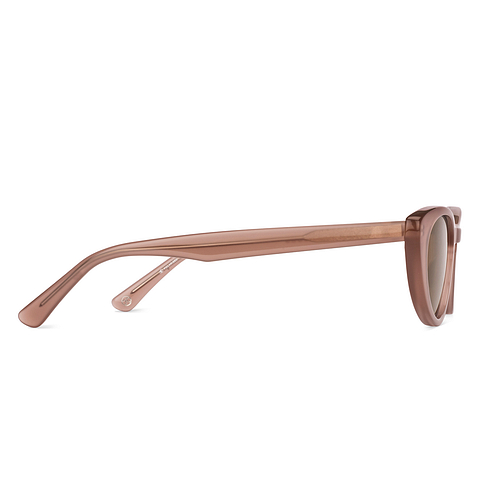 John Jacobs Milky Brown Full Rim Cat Eye left side