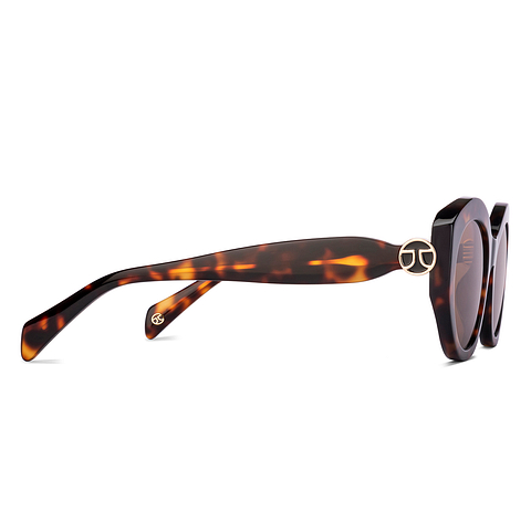 John Jacobs Tortoise Full Rim Cat Eye left side