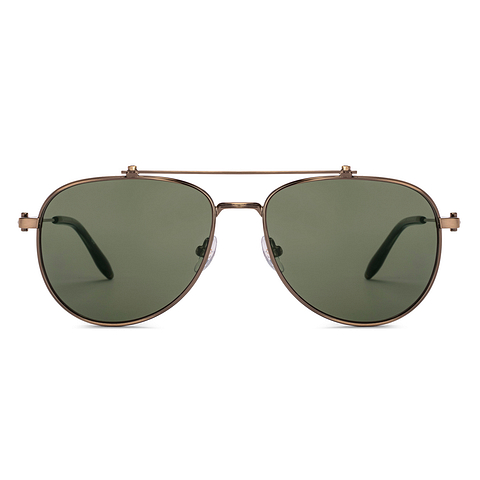 John Jacobs Gold Full Rim Aviator right side