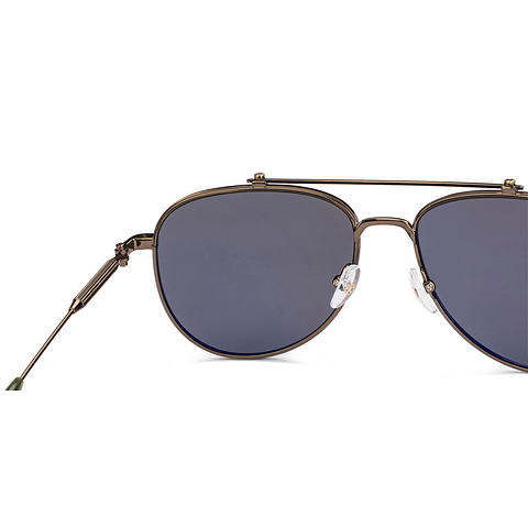 John Jacobs Gold Full Rim Aviator right side