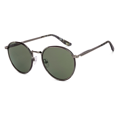 John Jacobs Gray Full Rim Round left side