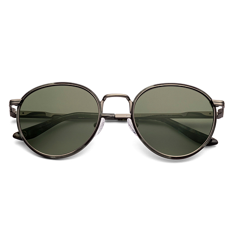 John Jacobs Gray Full Rim Round left side