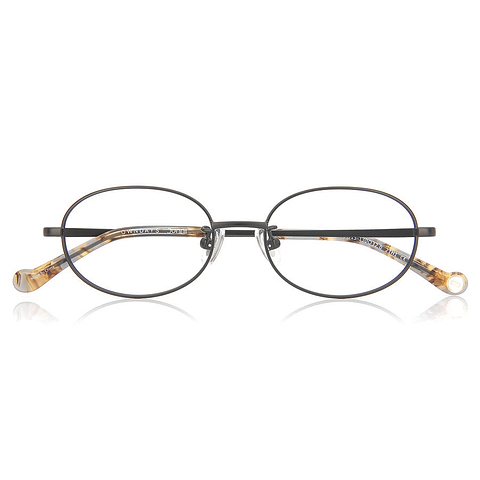 Junni Black Full Rim Oval right side