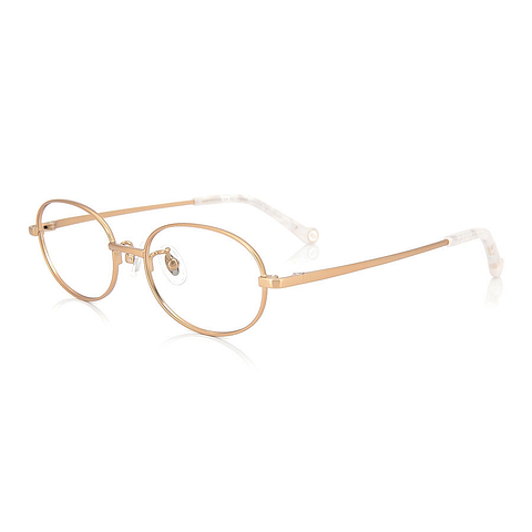 Junni Light Brown Full Rim Oval right side