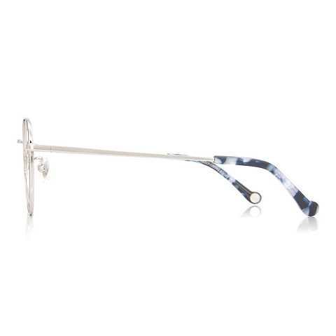 Junni Sky Blue Full Rim Boston left side