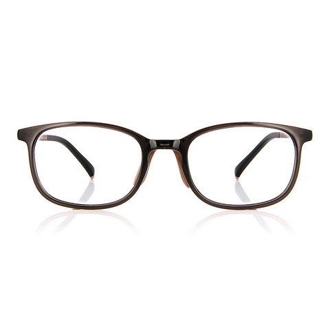 Junni Light Brown Full Rim Rectangle left side