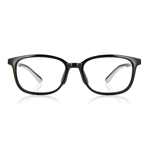 Junni Black Full Rim Rectangle left side