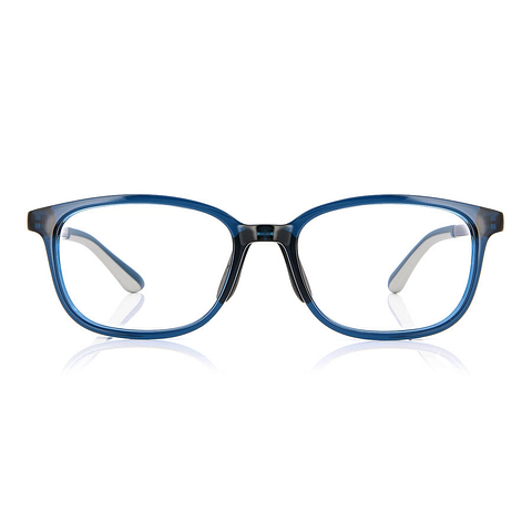 Junni Navy Blue Full Rim Rectangle left side