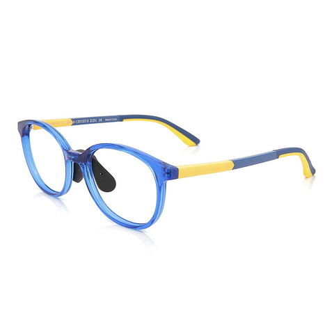 Junni Sky Blue Full Rim Boston right side