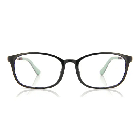 Junni Black Full Rim Rectangle left side