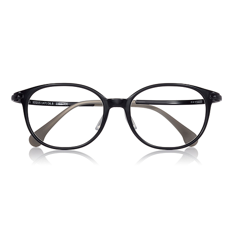 Junni Black Full Rim Boston left side