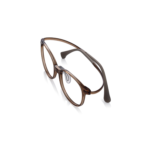 Junni Light Brown Full Rim Boston right side