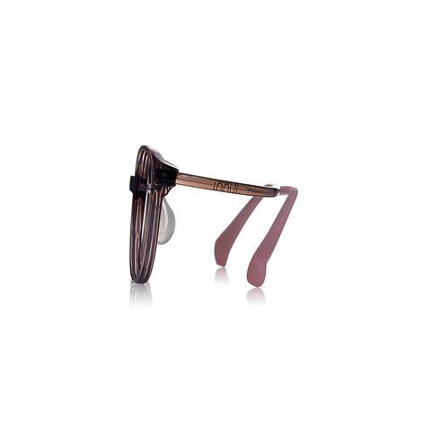 Junni Purple Full Rim Boston left side