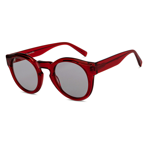 John Jacobs Red Full Rim Round right side