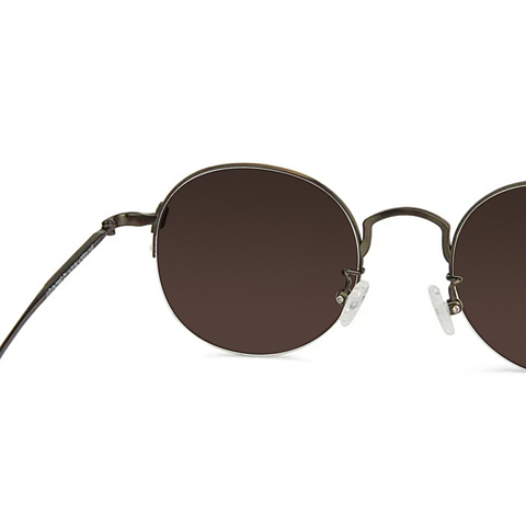 John Jacobs Online Light Brown Half Rim Round right side