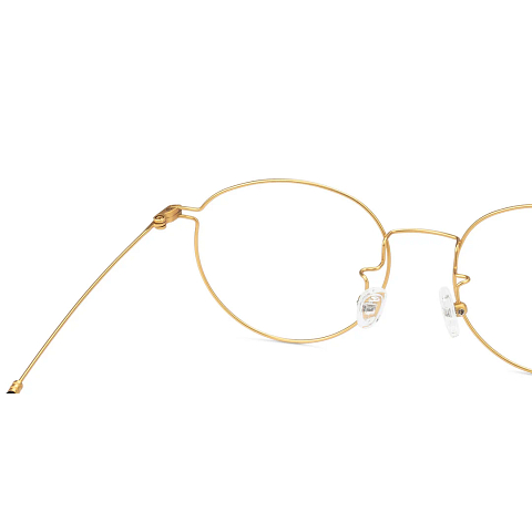 John Jacobs Online Gold Full Rim Round right side