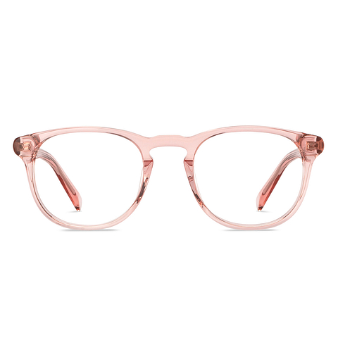 John Jacobs Pink Transparent Full Rim Round right side