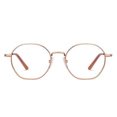 John Jacobs Online Rose Gold Full Rim Round left side