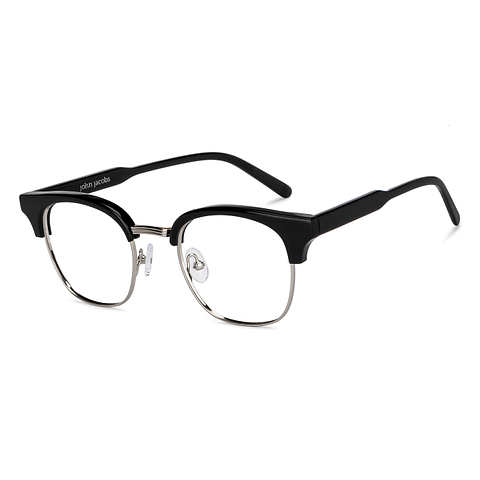 John Jacobs Online Silver Full Rim Clubmaster right side