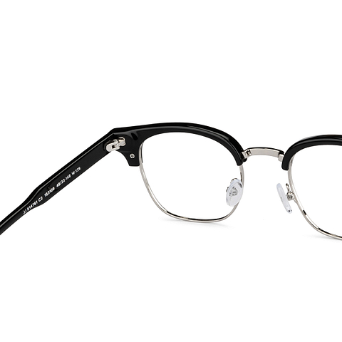John Jacobs Online Silver Full Rim Clubmaster right side