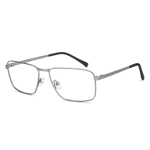 John Jacobs Online Silver Full Rim Square right side