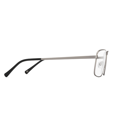 John Jacobs Online Silver Full Rim Square left side