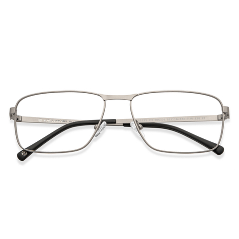 John Jacobs Online Silver Full Rim Square left side