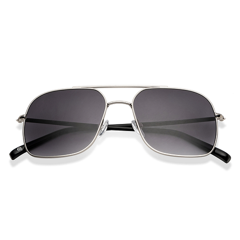 John Jacobs Online Silver Full Rim Aviator left side