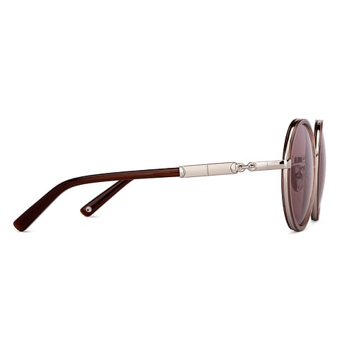 John Jacobs Online Silver Full Rim Round left side