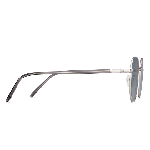 John Jacobs Online Silver Full Rim Geometric left side