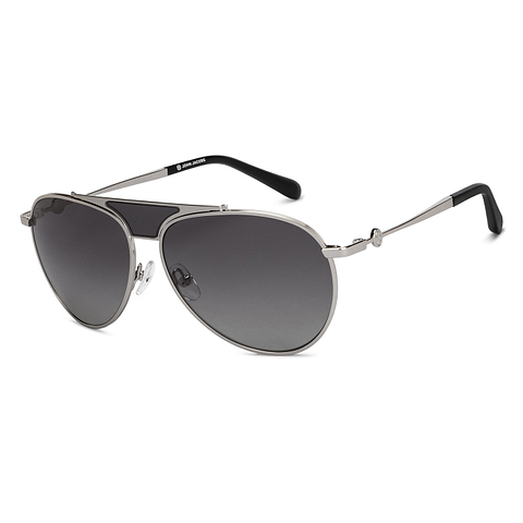 John Jacobs Online Silver Full Rim Square right side