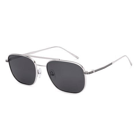 John Jacobs Silver Full Rim Square left side