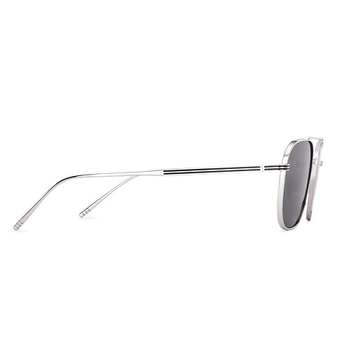 John Jacobs Silver Full Rim Square right side