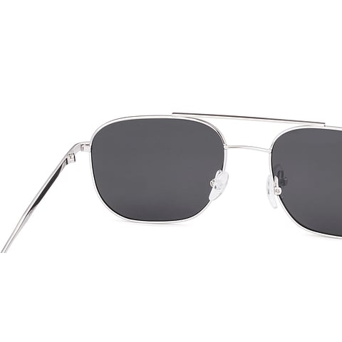 John Jacobs Silver Full Rim Square left side