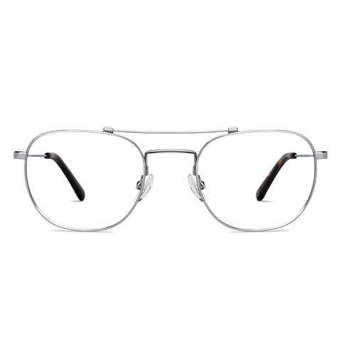 John Jacobs Online Silver Full Rim Square left side