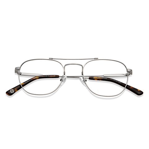 John Jacobs Online Silver Full Rim Square left side