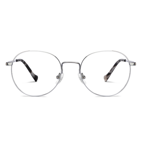John Jacobs Online Silver Full Rim Round right side John Jacobs Online Silver Full Rim Round right side