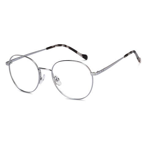 John Jacobs Online Silver Full Rim Round right side John Jacobs Online Silver Full Rim Round right side