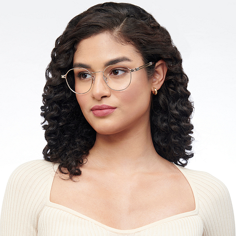 John Jacobs Online Silver Full Rim Round right side
