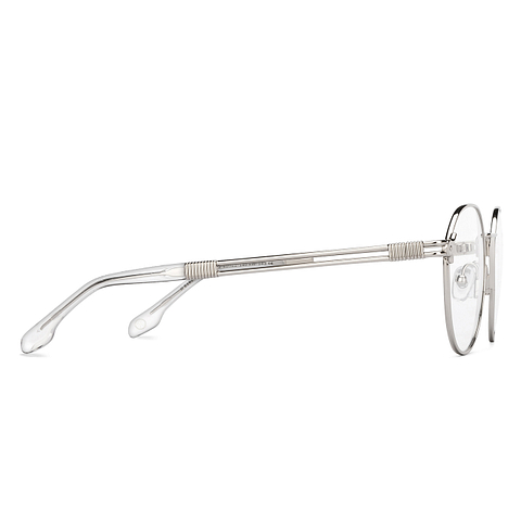 John Jacobs Online Silver Full Rim Round left side