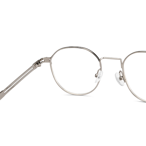 John Jacobs Online Silver Full Rim Round right side