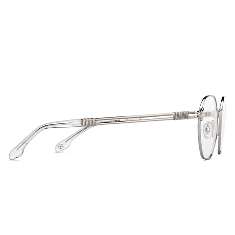 John Jacobs Silver Full Rim Square left side