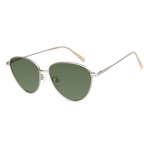 John Jacobs Online Silver Full Rim Cat Eye left side