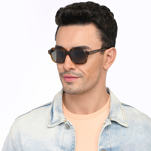 John Jacobs Online Tortoise Full Rim Square left side